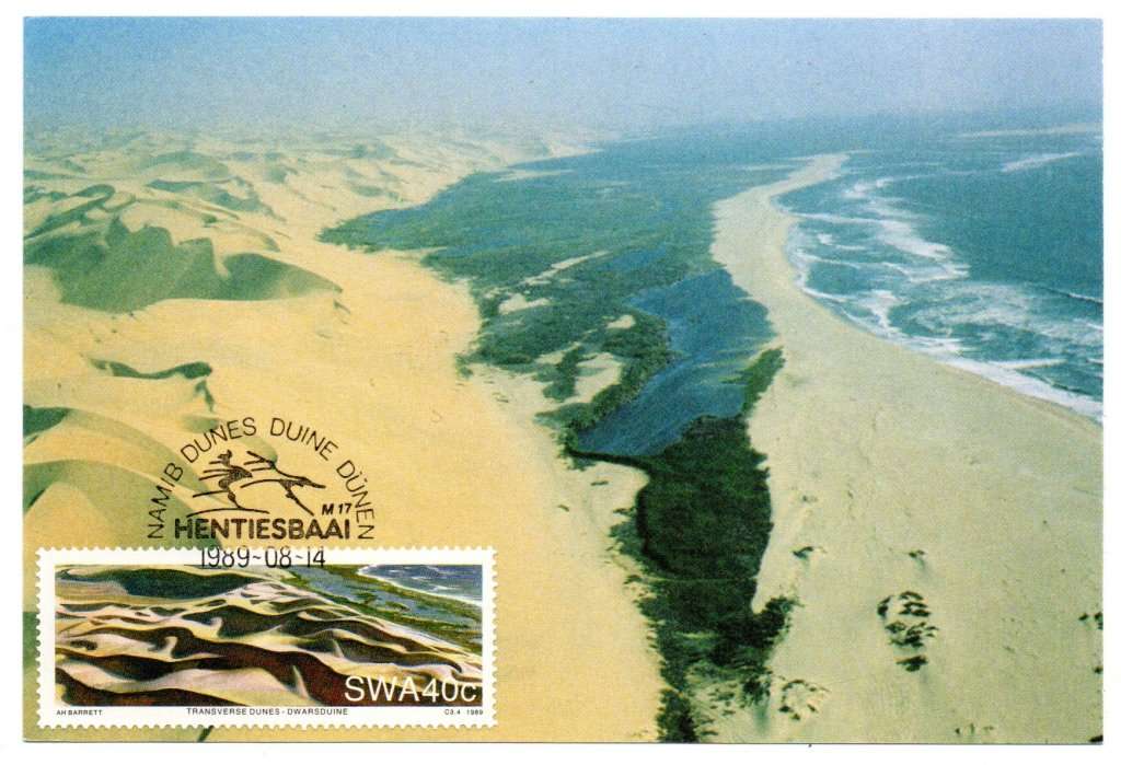 1989 South-West Africa Namib Dunes Postcard #86- 89 Set