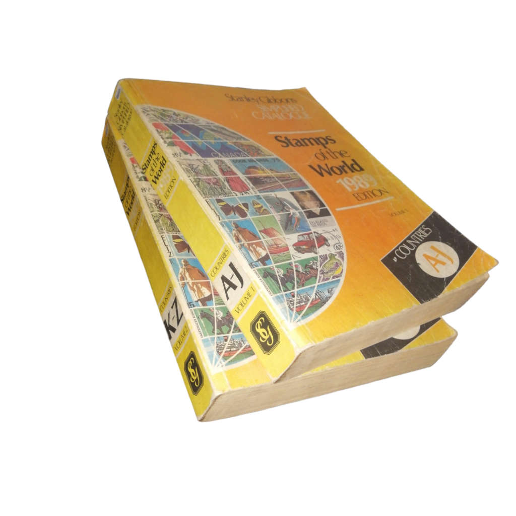 1989 Stanley Gibbons Simplified Catalogue- Stamps Of The World- Volumes 1 and 2 Softcover