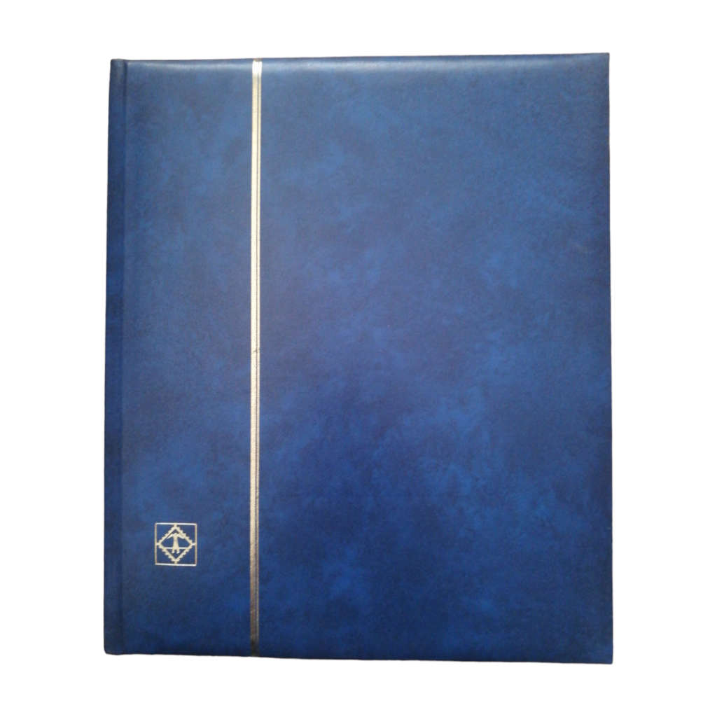 Lighthouse Blue 16 Page / 32 Side (White) Stockbook