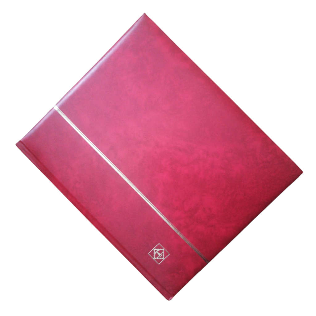 Lighthouse Red 16 Page / 32 Side (White) Stockbook