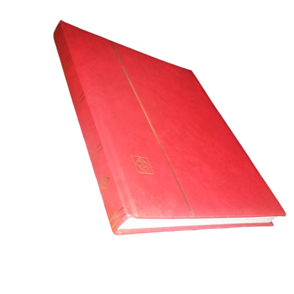 Lighthouse Red 16 Page / 32 Side (White) Stockbook