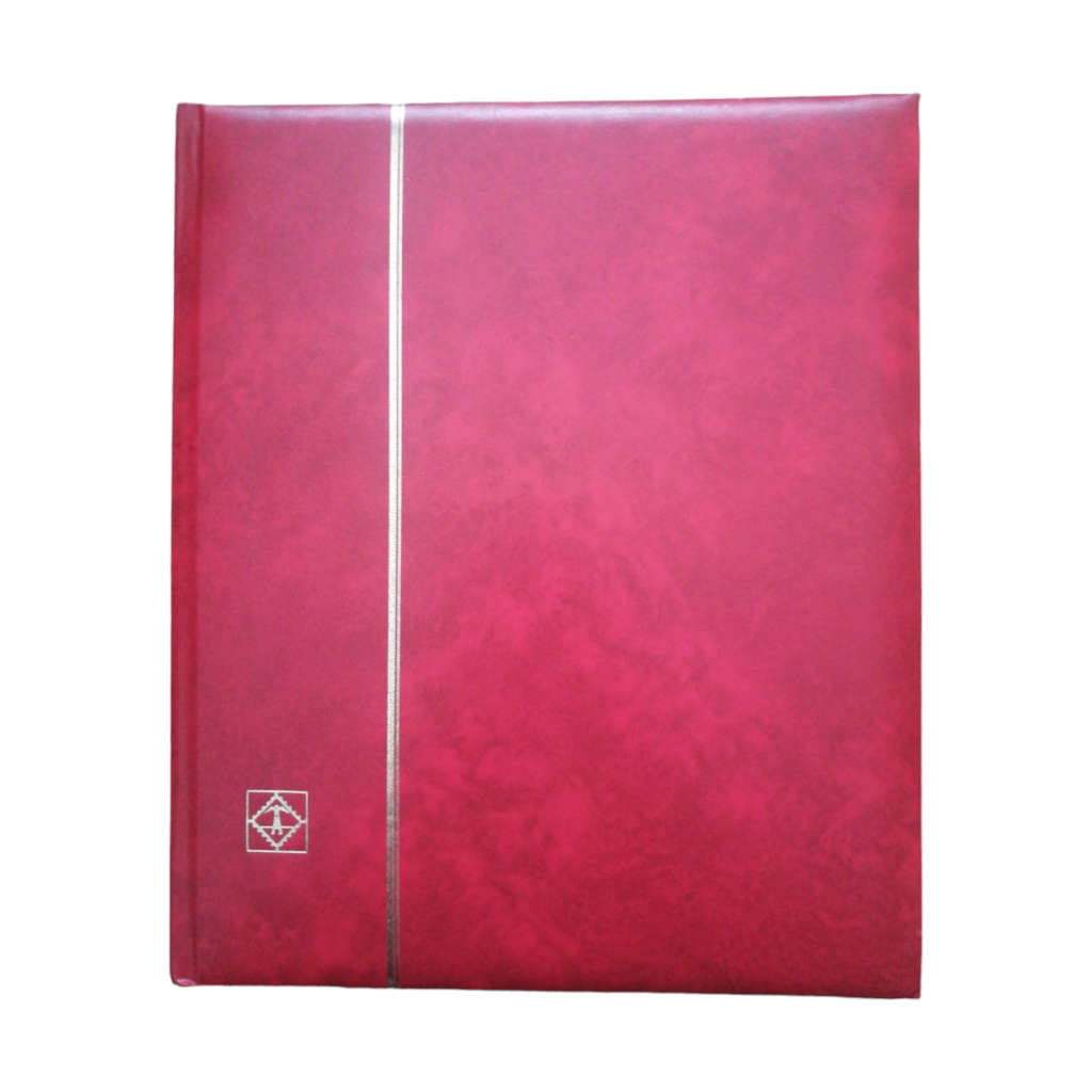 Lighthouse Red 16 Page / 32 Side (White) Stockbook