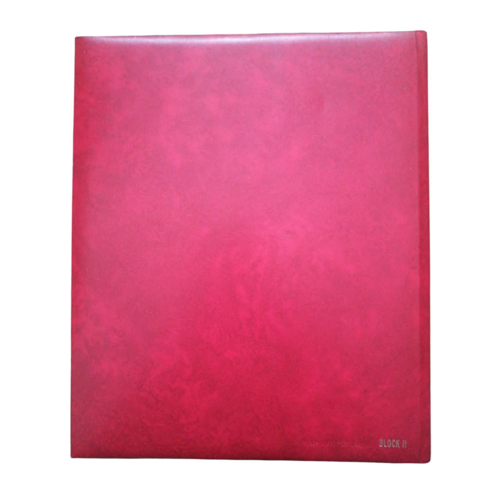 Lighthouse Red 16 Page / 32 Side (White) Stockbook