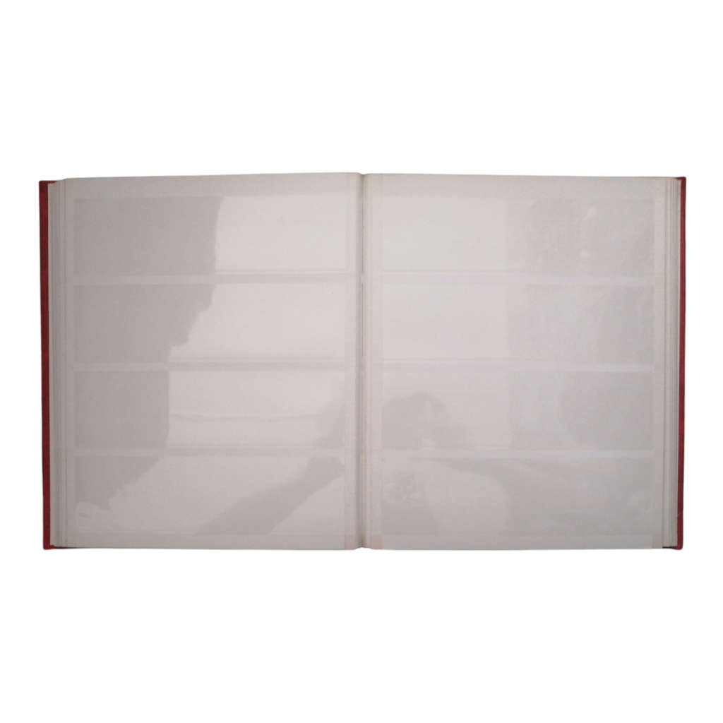 Lighthouse Red 16 Page / 32 Side (White) Stockbook