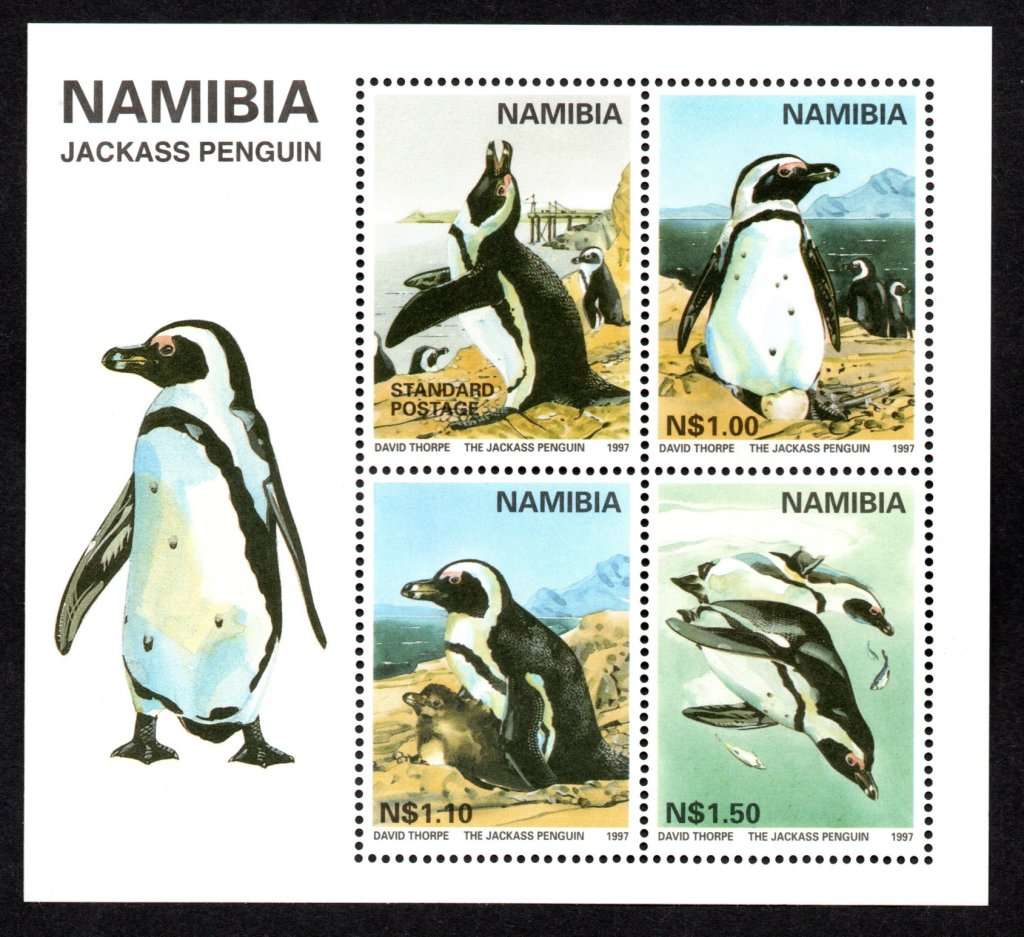 Namibia 1997/05/15 Jackass penguin WWF Miniature Sheet