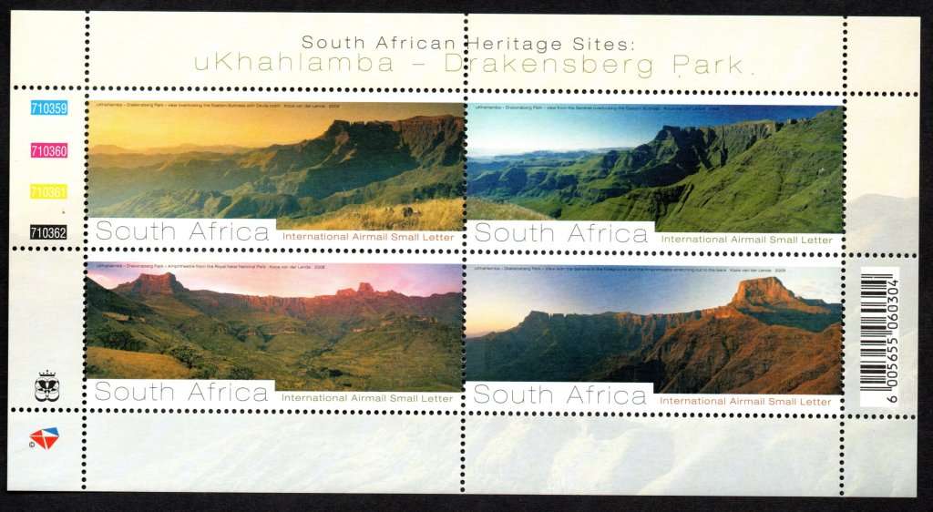 RSA 2008/09/23 South African Heritage Sites Sheetlet