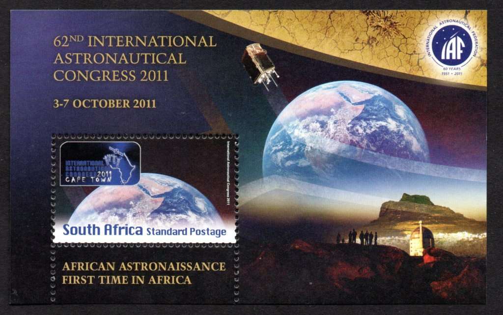 RSA 2011/10/03 International Astronautical Congress Miniature Sheet