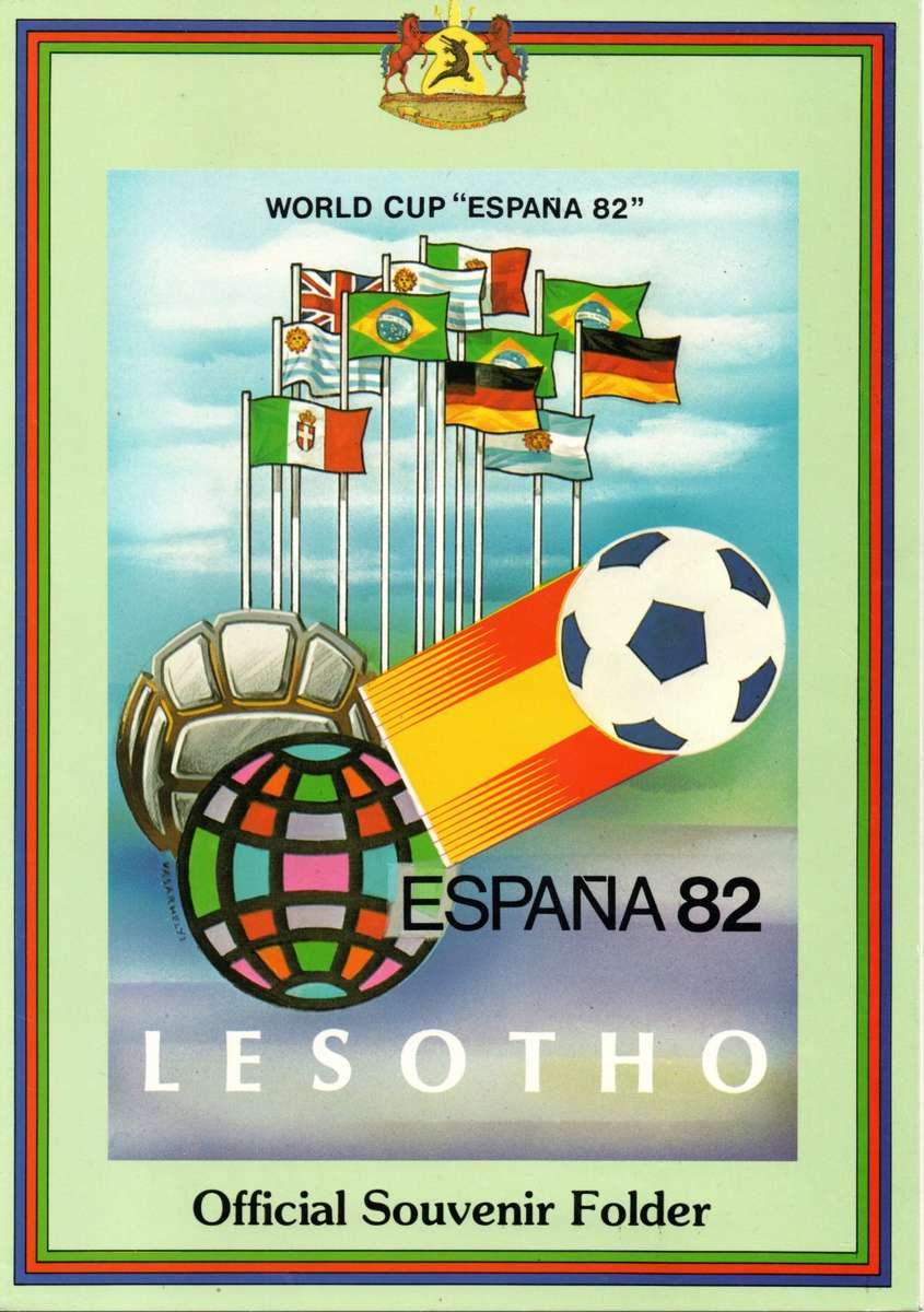 Lesotho 1982/04/16 Espana 82 Official Souvenir Folder