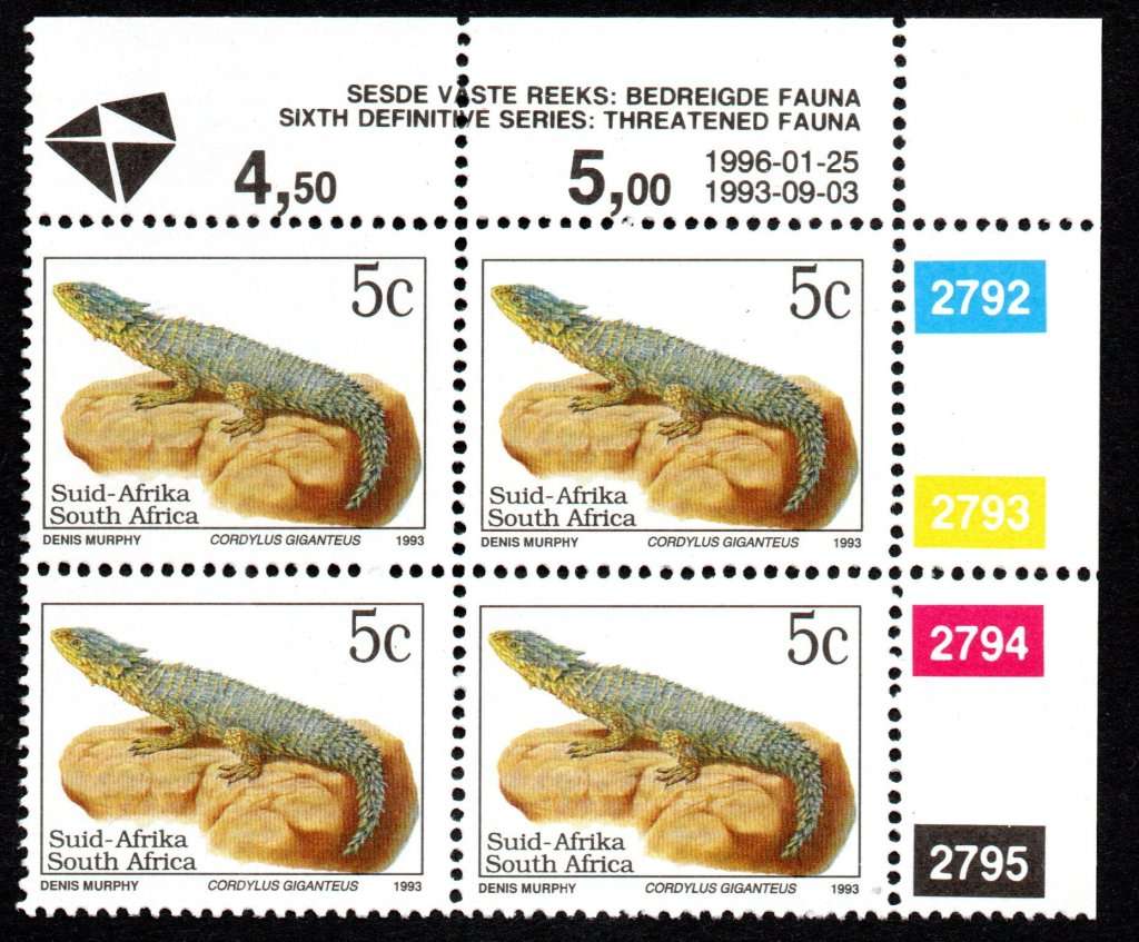 RSA 1993/09/03 & 1996/01/25 Definitive 5c Control Blocks