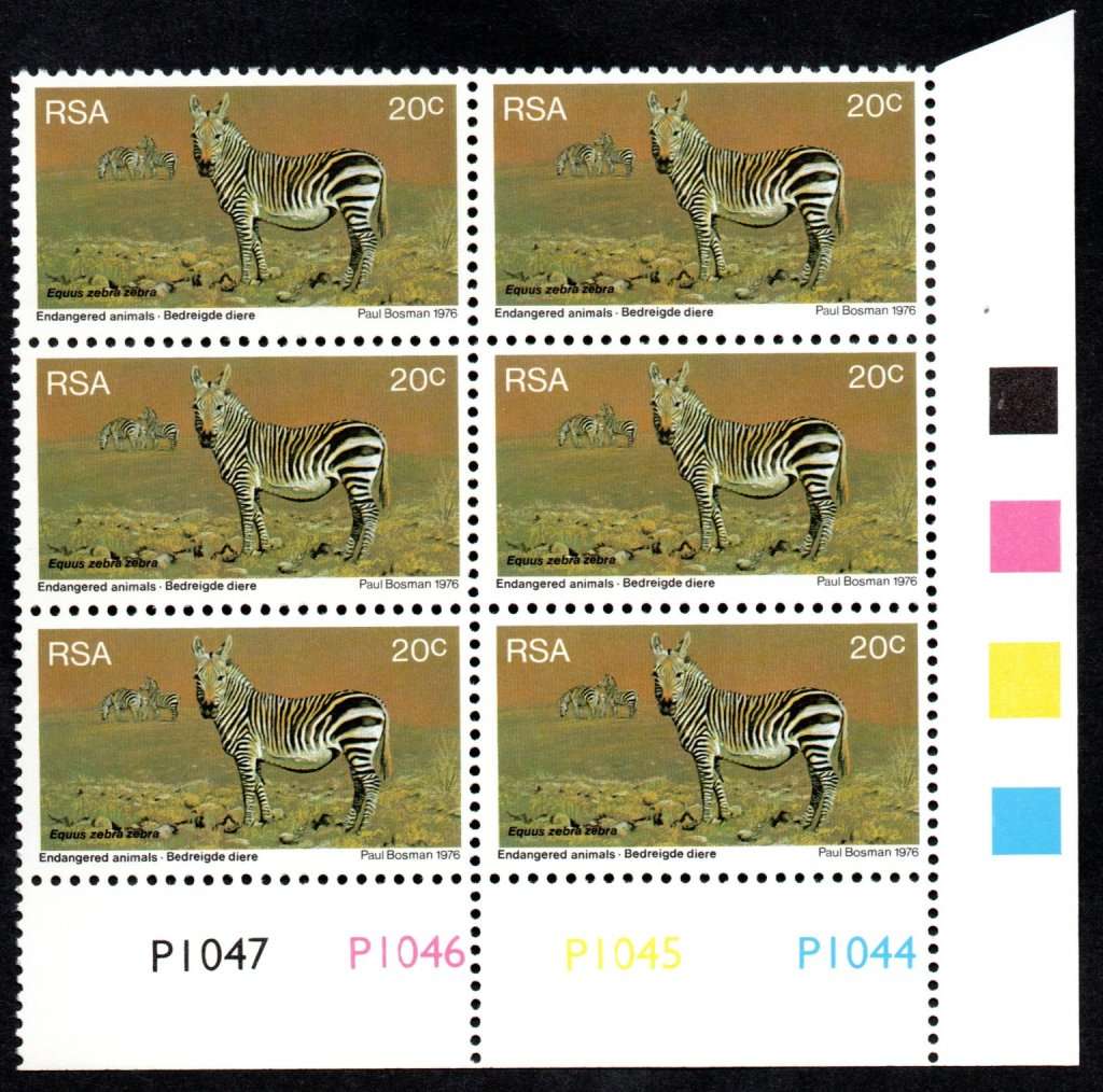 RSA 1976/02/16 World Environmental and Nature Conservation Year 20c Control Blocks