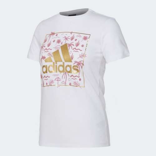 Brand new White Adidas Foil T-shirt - Size S