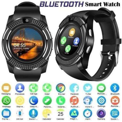 V8 Smart Watch - Black
