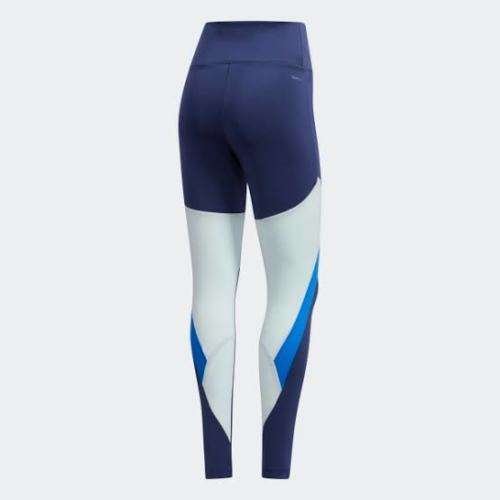 ADIDAS Women`s Colorblock 7/8 Tights FP9009- Size Medium