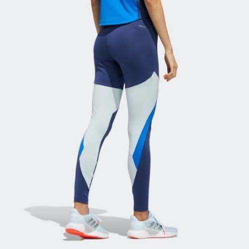 ADIDAS Women`s Colorblock 7/8 Tights FP9009- Size Medium