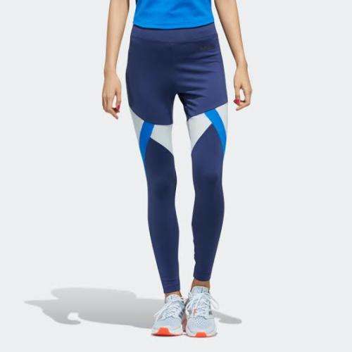 ADIDAS Women`s Colorblock 7/8 Tights FP9009- Size Medium