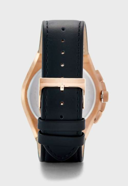 Versus Versace Esteve Black Leather