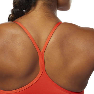 Reebok Women`s Training Front Rack Sports Bra Carotene DH6708 - Size Extra Large