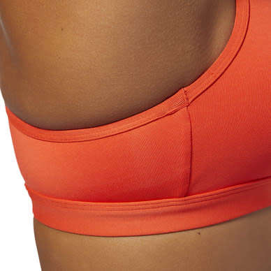 Reebok Women`s Training Front Rack Sports Bra Carotene DH6708 - Size Extra Large