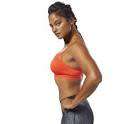 Reebok Women`s Training Front Rack Sports Bra Carotene DH6708 - Size Extra Large
