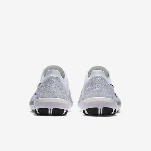 Nike Free Focus Flyknit 2 Women`s Running Shoes 880630-100 White/Wolf Grey/Black - Size 4.5