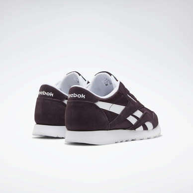 Women`s  Reebok Classic Nylon Shoes DV5809 Eggplant/White - Size 6