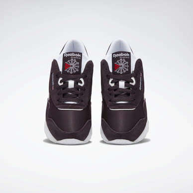 Women`s  Reebok Classic Nylon Shoes DV5809 Eggplant/White - Size 6