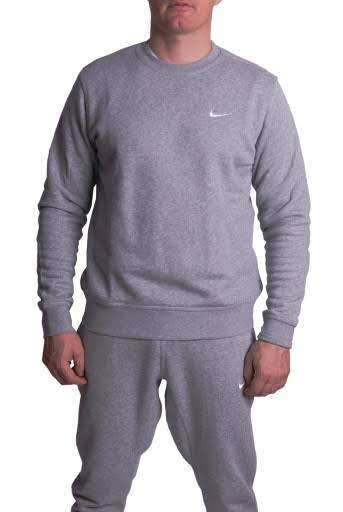 Unisex Nike`s Sportswear Club Fleece Sweatshirt Grey 839667-063 - Size Extra Large