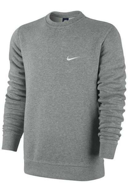 Unisex Nike`s Sportswear Club Fleece Sweatshirt Grey 839667-063 - Size Extra Large