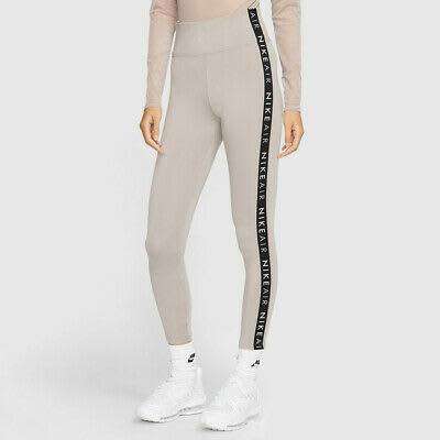 Women`s Nike Air Leggings Pants Pumice BV4773-218 - Size Medium