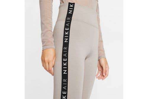 Women`s Nike Air Leggings Pants Pumice BV4773-218 - Size Medium