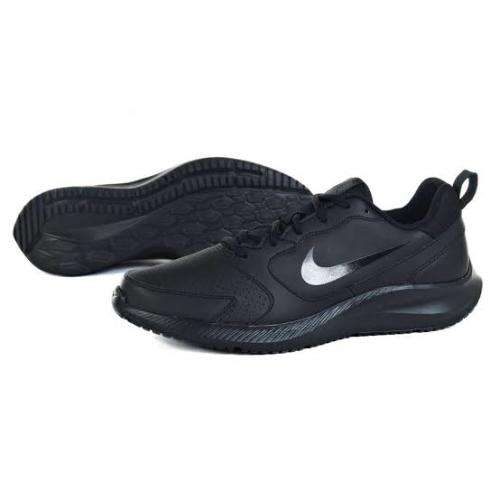 Men`s Nike Todos Authentic Leather Casual Shoes Black BQ3198-001 - Size 7