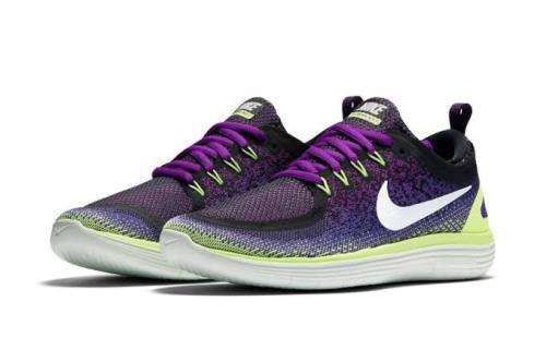Women`s Nike Running Shoes Free RN Distance 2 Purple 863776-501 - Size 5.5