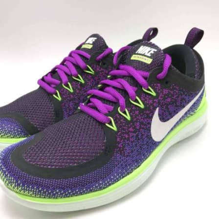 Women`s Nike Running Shoes Free RN Distance 2 Purple 863776-501 - Size 5.5
