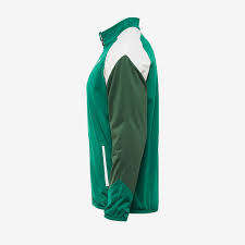 Men`s Puma Esito 4 Poly Tricot Jacket Green/Puma White/Dark Green 655223 - Size Large