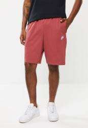 Men`s Nike Sportswear Club Sweat Shorts Rust BV2772-661 - Size Large