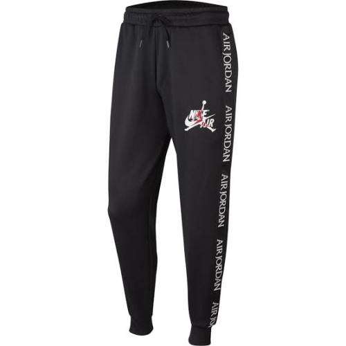 Men`s Nike Jordan Jumpman Classics Tricot Warm-up Pant Black CK2199-010 - Size Medium