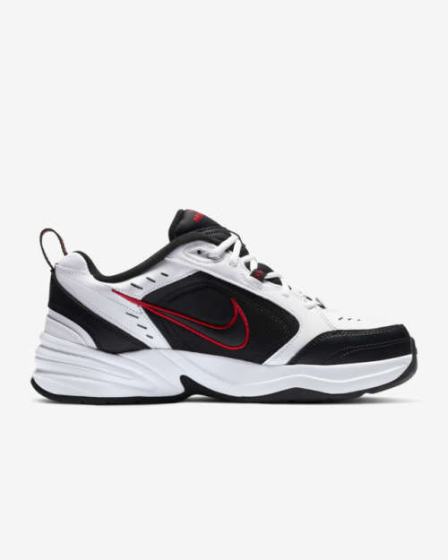 Men`s Nike Air Monarch IV Training Shoe White/Black 415445-101 - Size 8