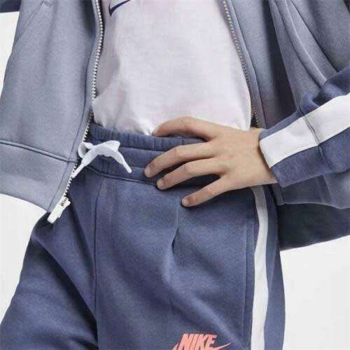 Nike Girls Full Tracksuit Diffused Blue/White/Pink CD7542-491 - Size Medium (10-12years)
