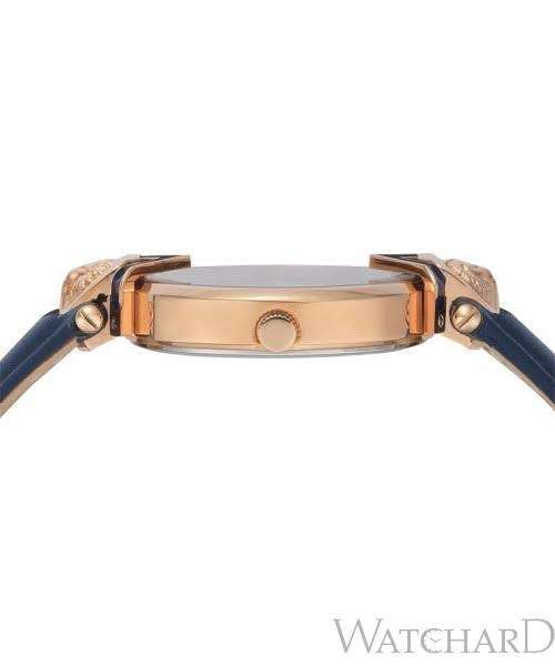 Brand New Versus Versace Mabillon Navy Leather Watch