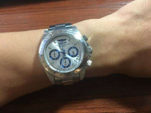 Brand New Invicta Speedway 39.5mm Silver/Blue Watch