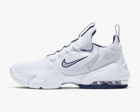Nike Air Max Alpha Savage Men`s Training Shoe White/Midnight Blue/Wolf Grey AT3378-104 - Size 8