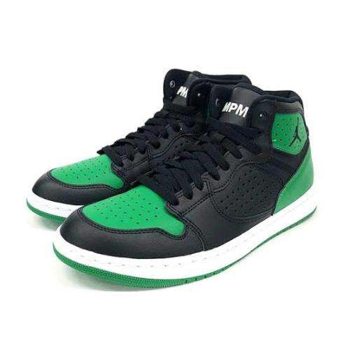Nike Men`s Jordan Jumpman Access Black/Green AR3762-013 - Size 11