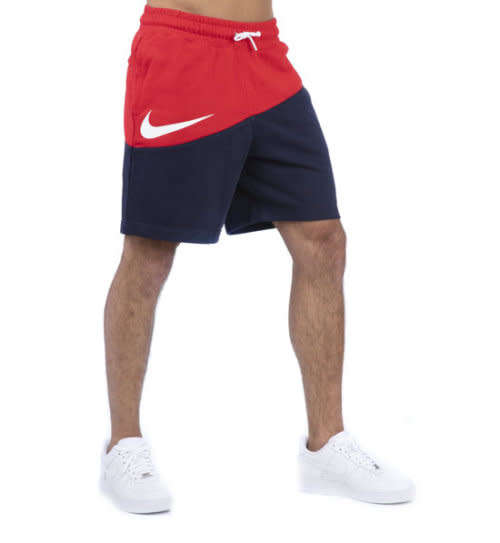 Nike NSW Swoosh Mens Short Red/Navy/White BV5309-657 - Size Large