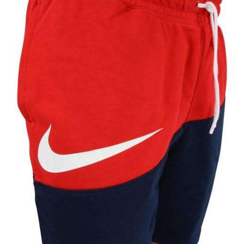 Nike NSW Swoosh Mens Short Red/Navy/White BV5309-657 - Size Large