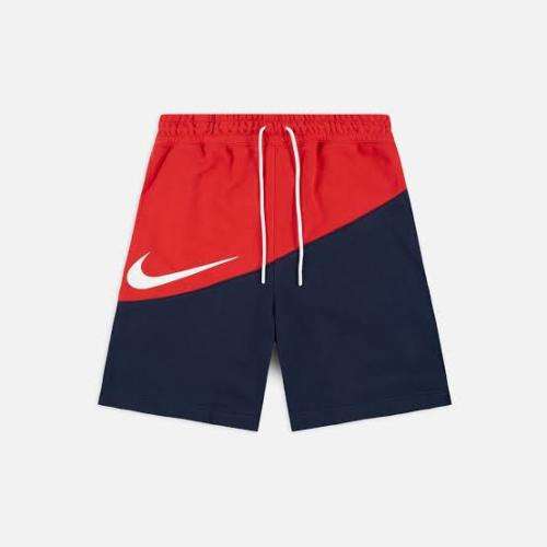 Nike NSW Swoosh Mens Short Red/Navy/White BV5309-657 - Size Large