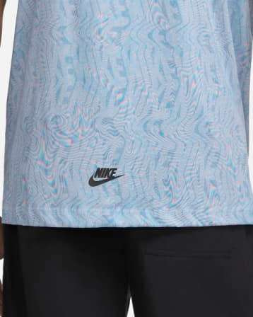 Nike Men`s Sportswear Festival T-shirt Psychic Blue CW2659-436 - Size Large