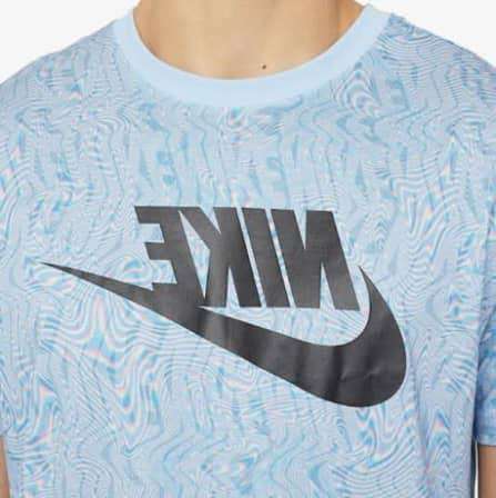 Nike Men`s Sportswear Festival T-shirt Psychic Blue CW2659-436 - Size Large