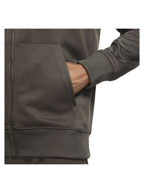 Nike Sportswear Men`s Full Zip Hoodie Green CZ7322-325 - Size Medium