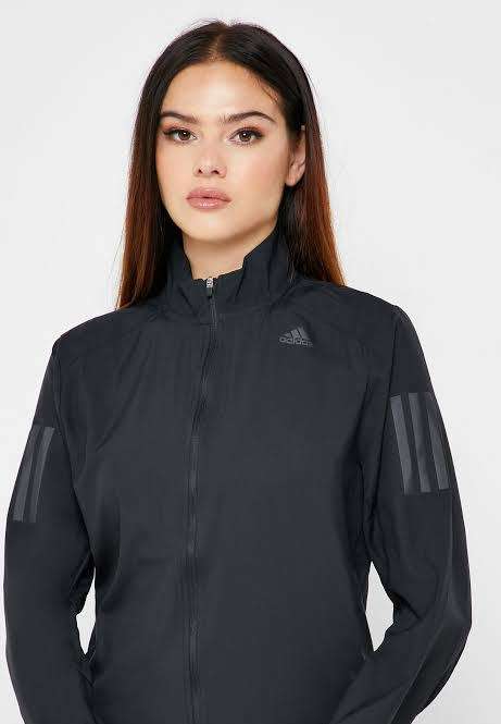 ADIDAS Own The Run Jacket Black DQ2584 - Size Small