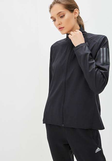 ADIDAS Own The Run Jacket Black DQ2584 - Size Small